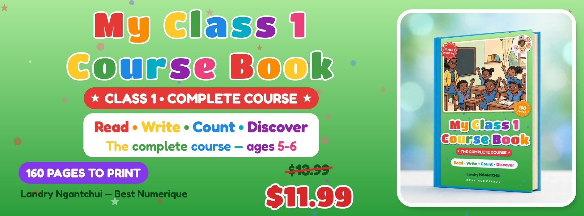 My Class 1 Course Book — Read, Write, Count (Ages 5-6)