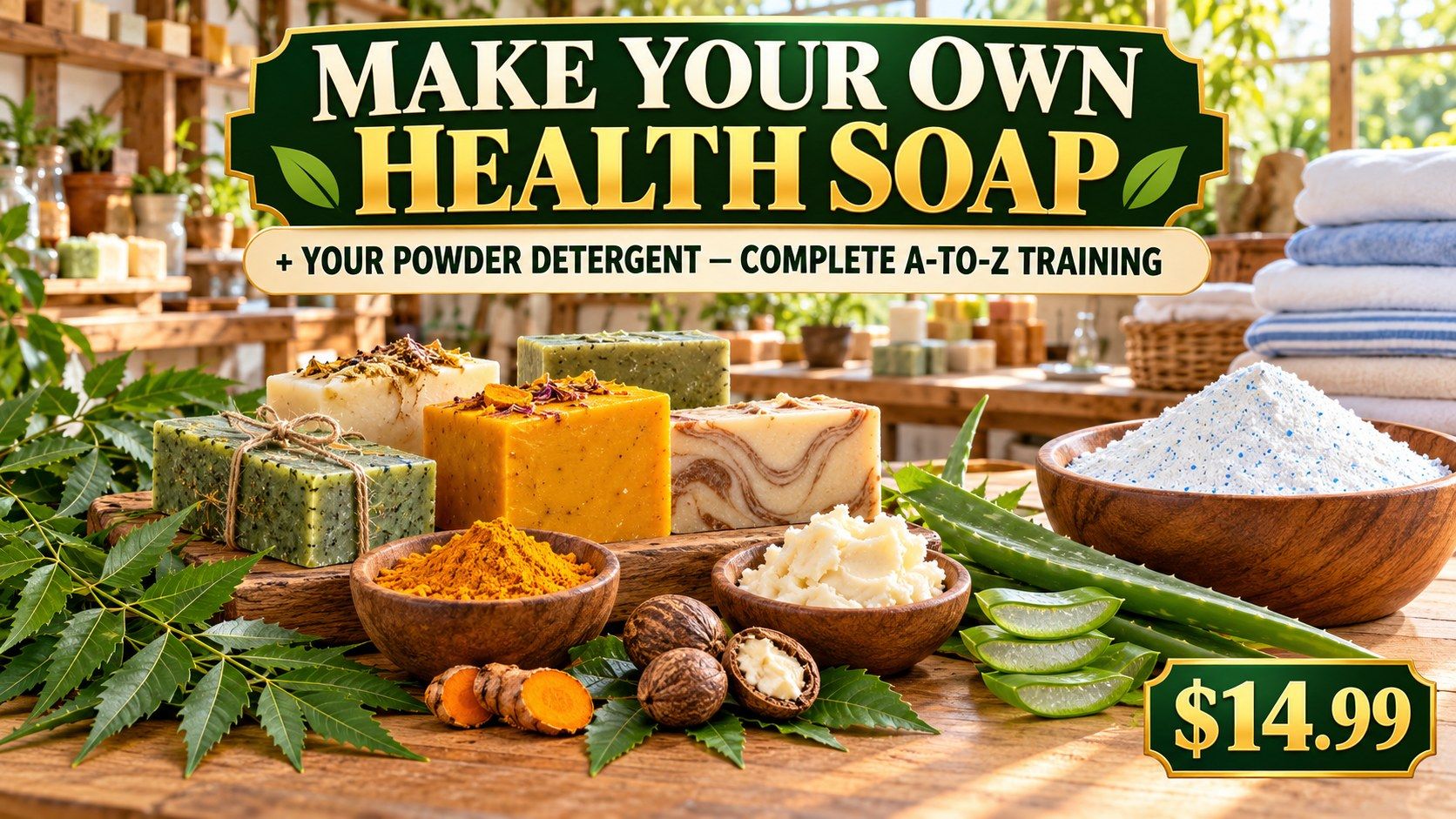The Health Soap — The Complete A-to-Z Making Training
