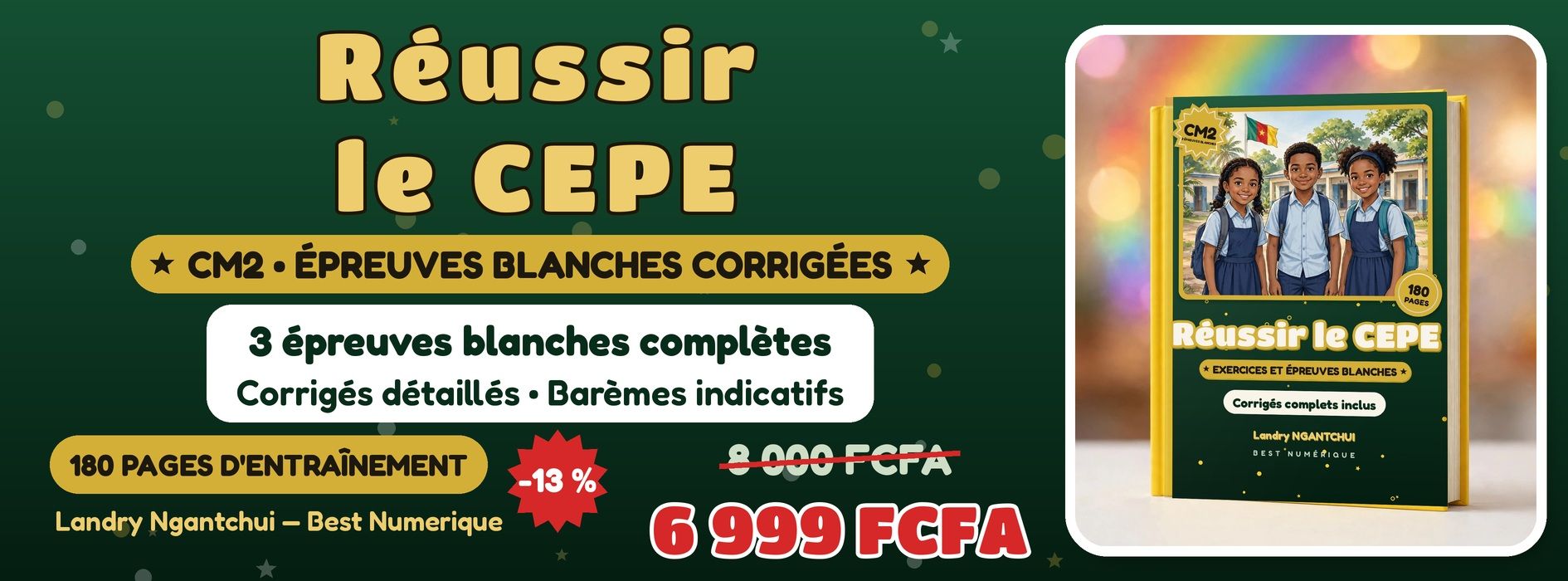 Réussir le CEPE — Exercices et Épreuves Blanches (CM2)