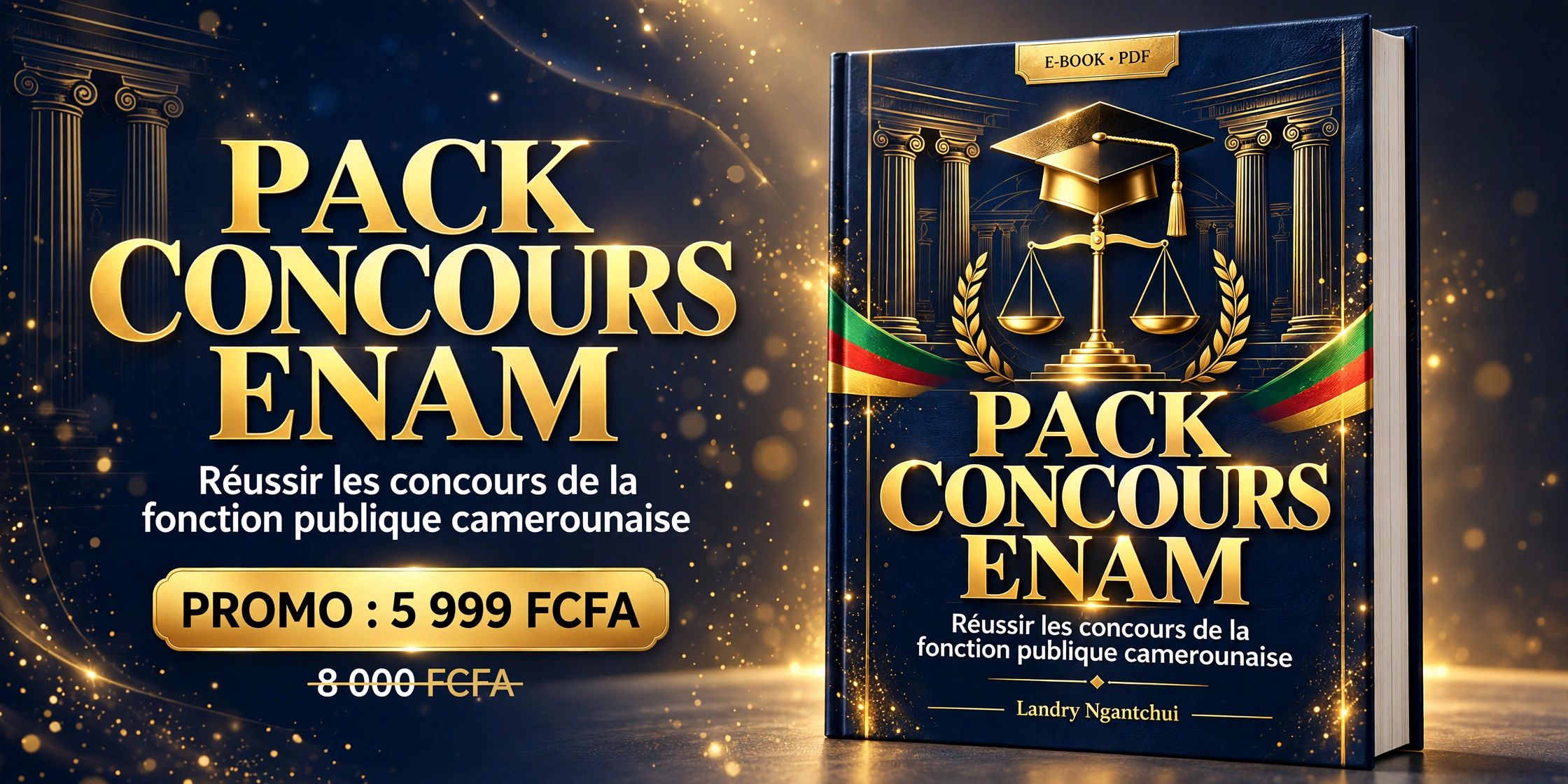 Pack Concours ENAM — Réussir les concours de la fonction publique camerounaise