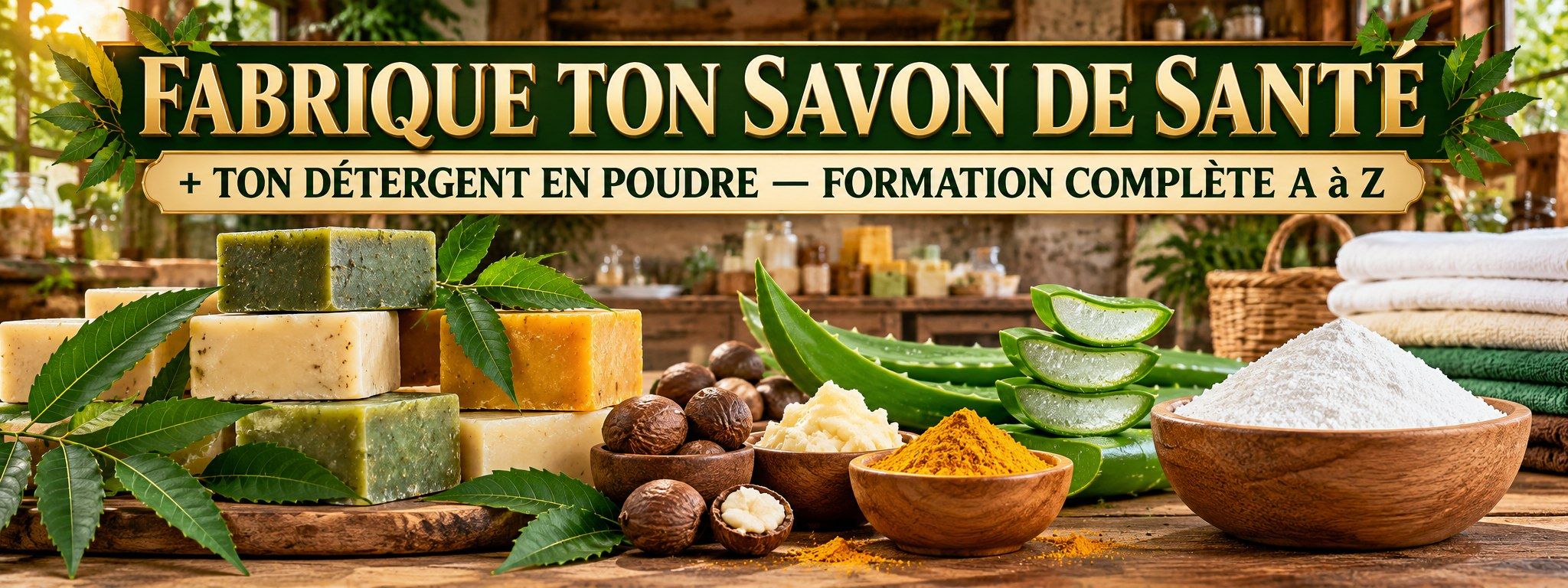 Le Savon de Santé — Formation complète de fabrication de A à Z