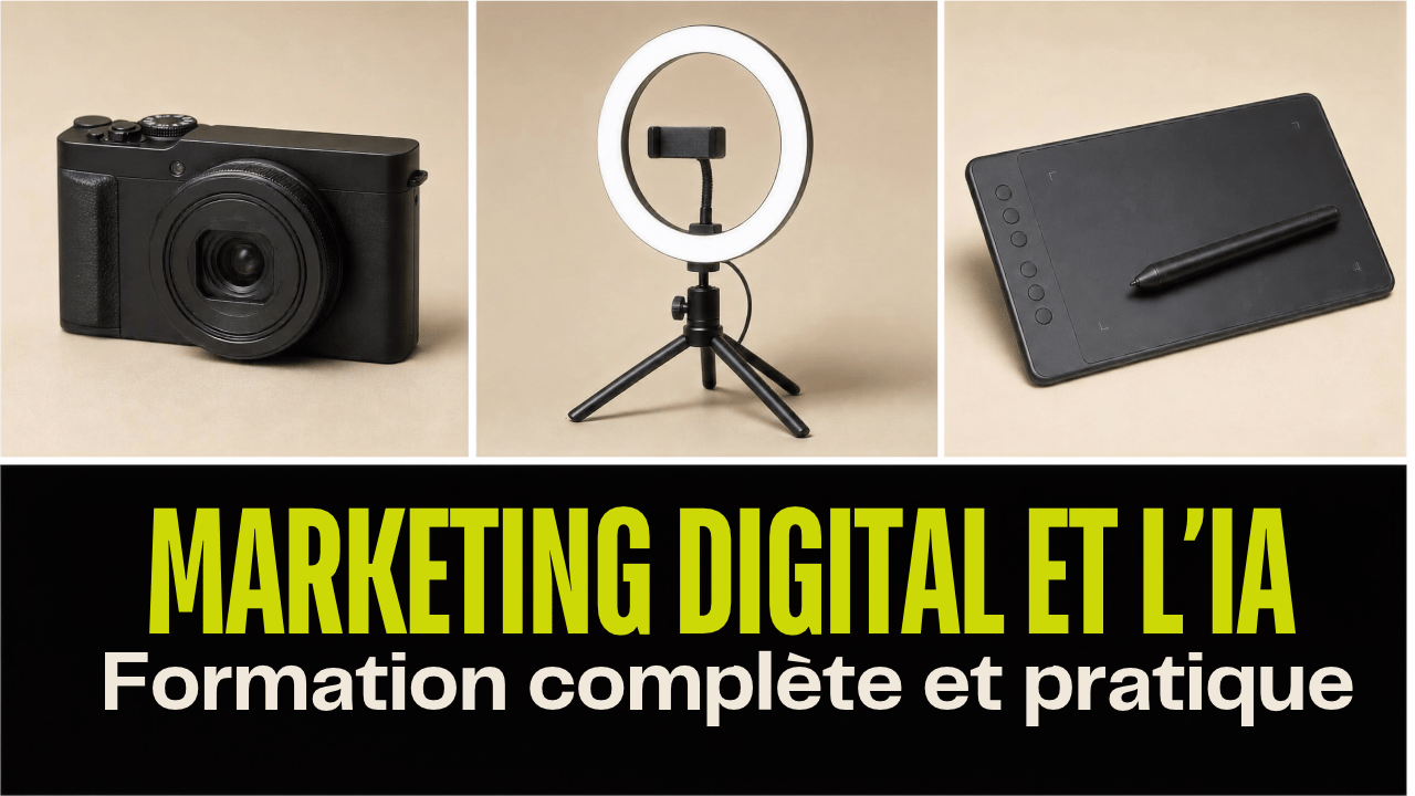 Formation Complète en Marketing Digital et Création de Contenus assistée par l'IA