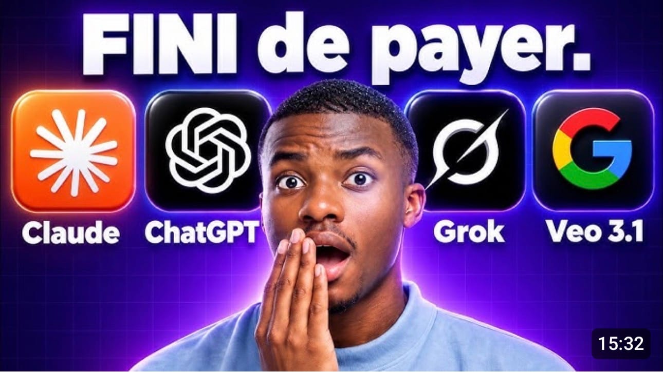 TOUTE LES IA EN VERSION PRO ( accès illimité à vie )