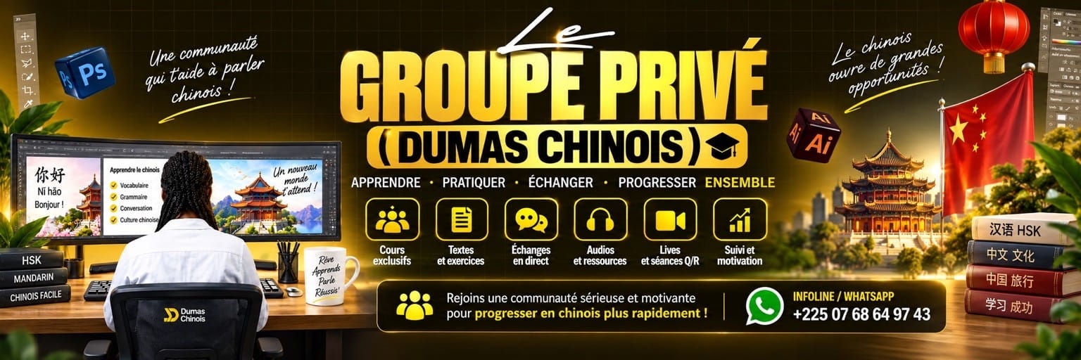 GROUPE DUMAS CHINOIS 🇨🇳 ( inscription)
