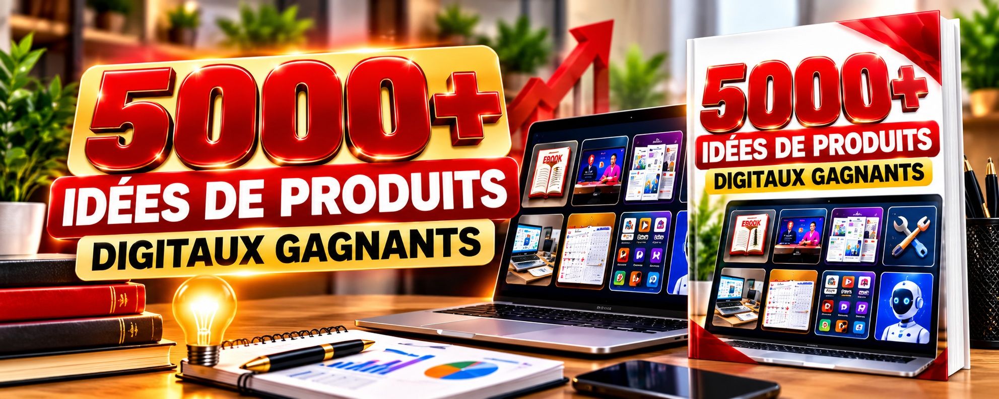 5,000 IDÉES DE PRODUITS DIGITAUX GAGNANTS
