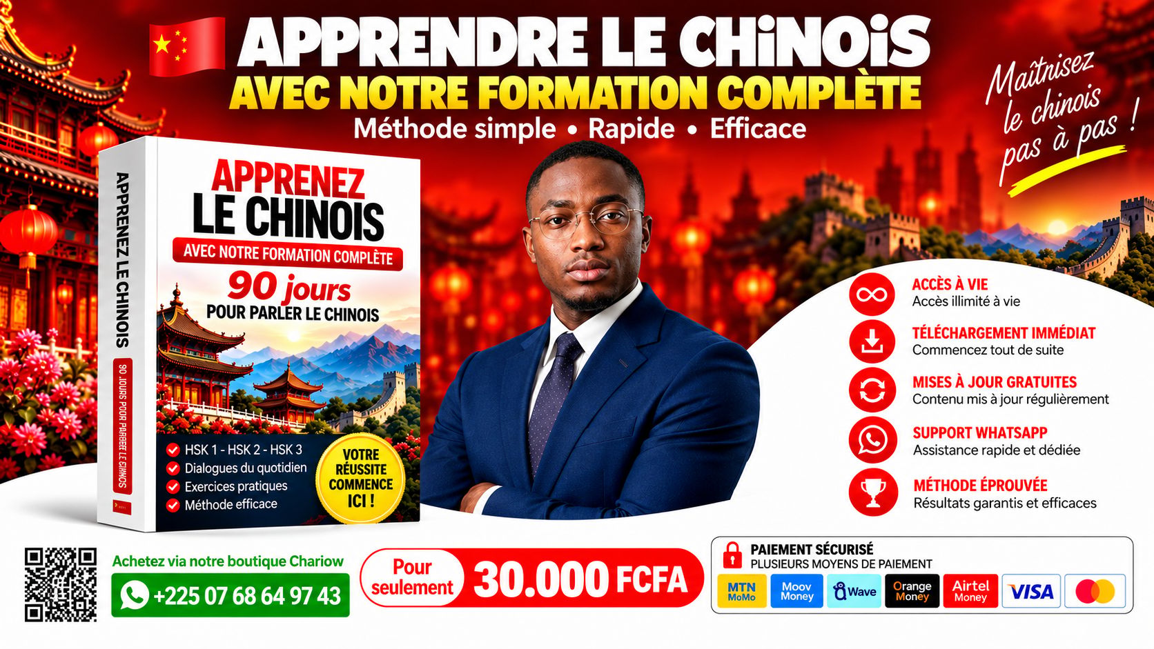 APPRENEZ LE CHINOIS En 90 Jours
