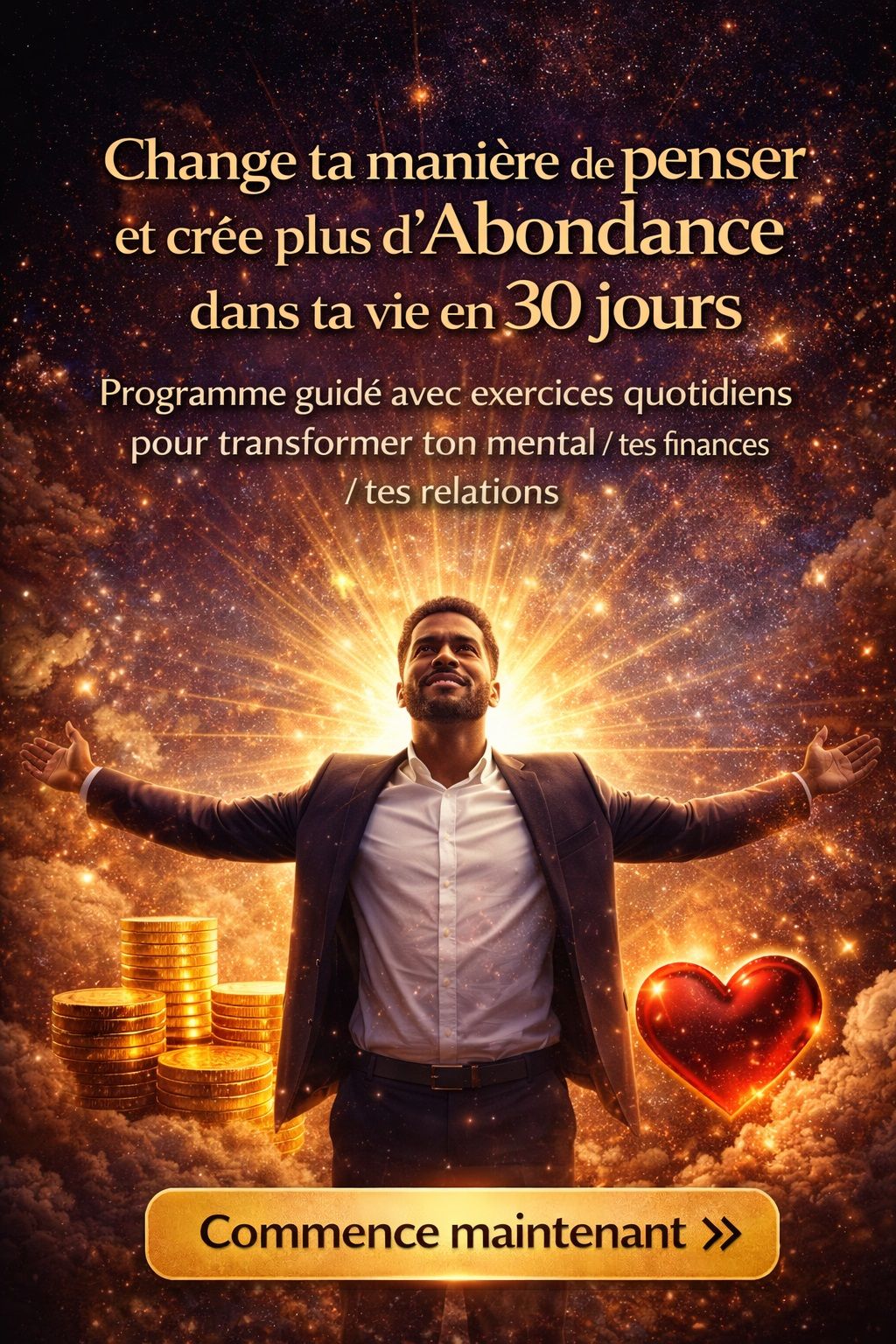 30 JOURS POUR TRANSFORMER TON MENTAL ET SORTIR DU BLOCAGE FINANCIER ET AFFECTIF