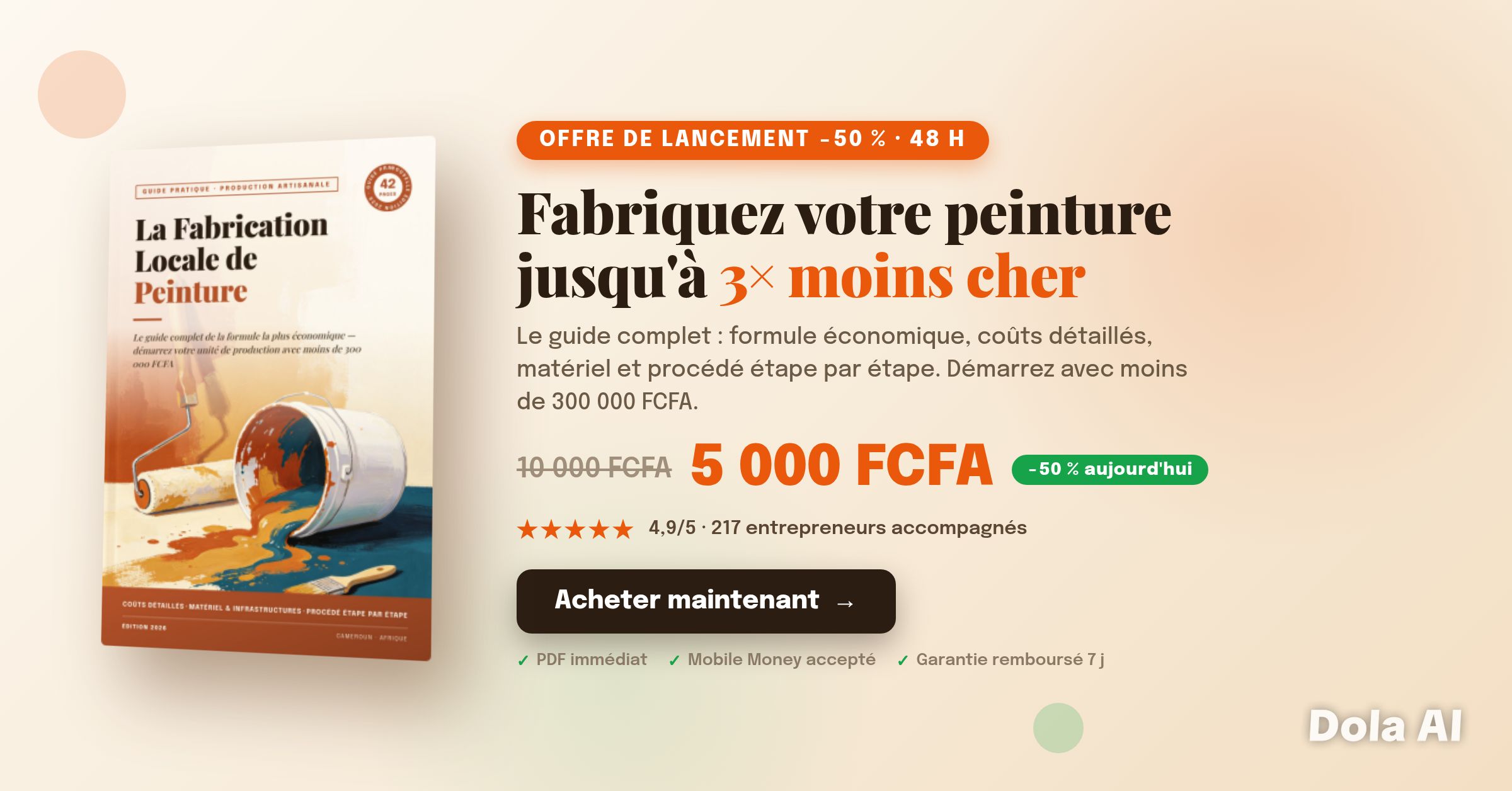 Les secrets de la fabrication locale de peinture pour les entrepreneurs