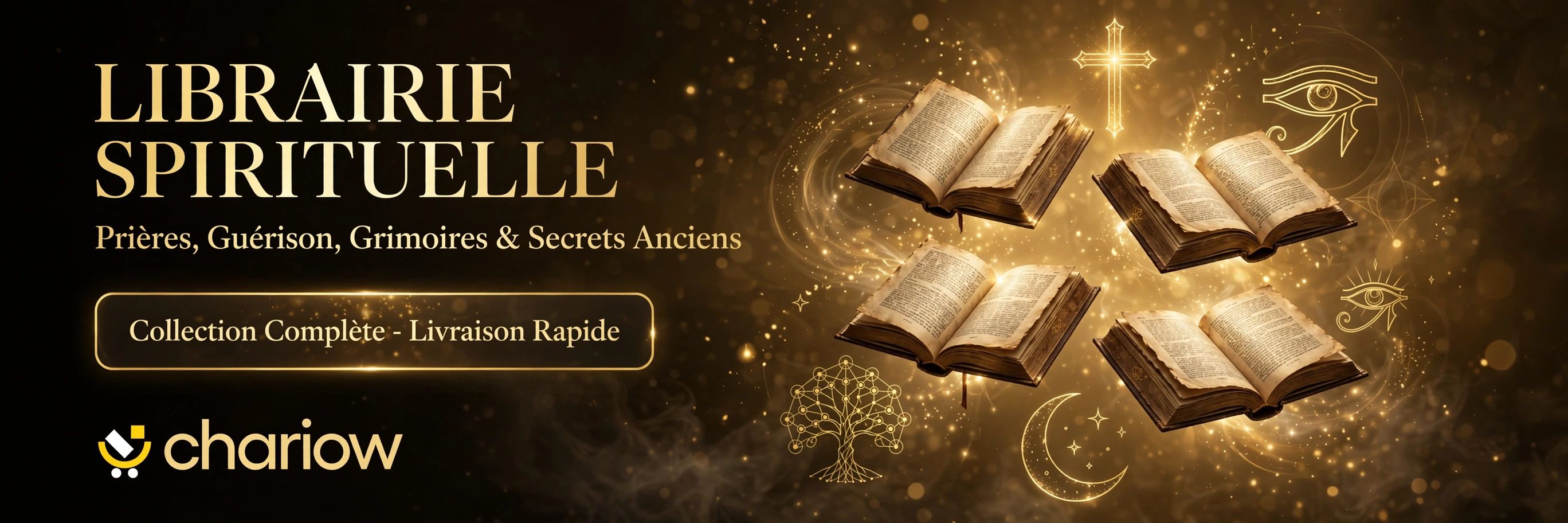 Pack de 5 livres sur le coran et La magie arabe