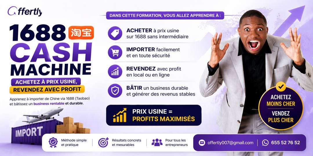 1688 Cash Machine : Achetez à Prix Usine, Revendez avec Profit