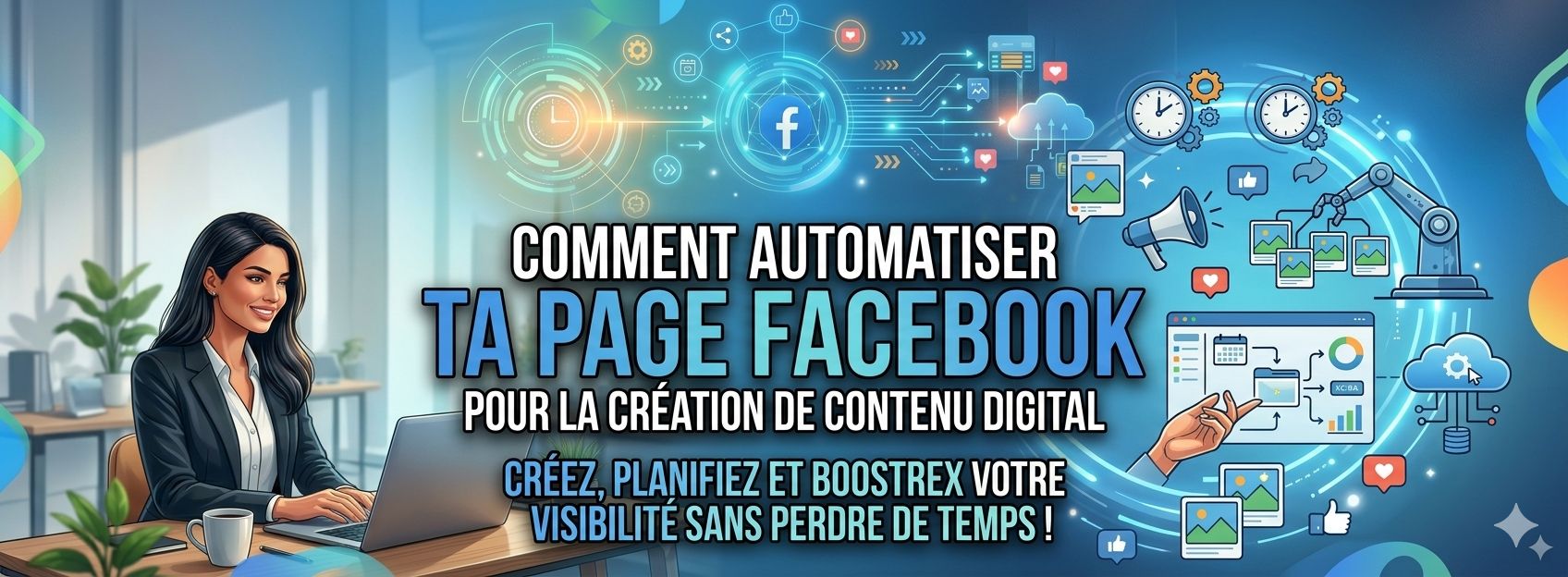Comment automatiser ta pages Facebook pour création de contenu digital avec l'IA