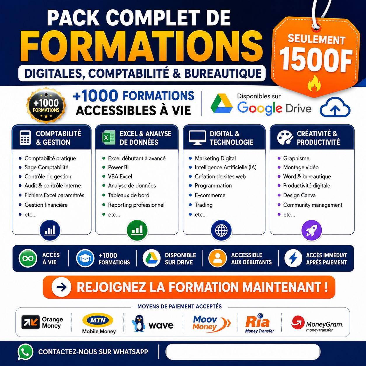 PACKS COMPLET DE FORMATIONS_DIGITALES_COMPTA_BUREAUTIQUES