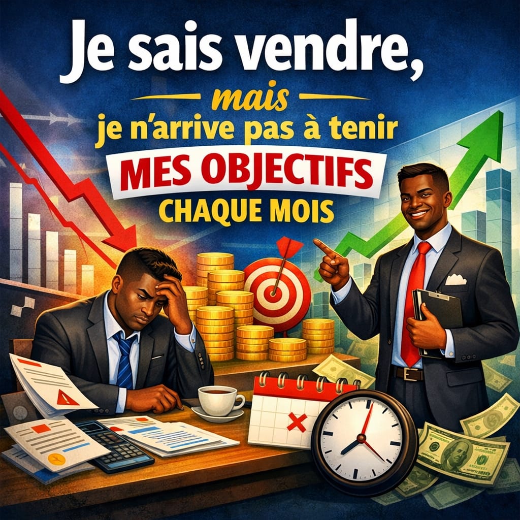 Je sais vendre, mais je n'arrive pas à tenir mes objectifs chaque mois