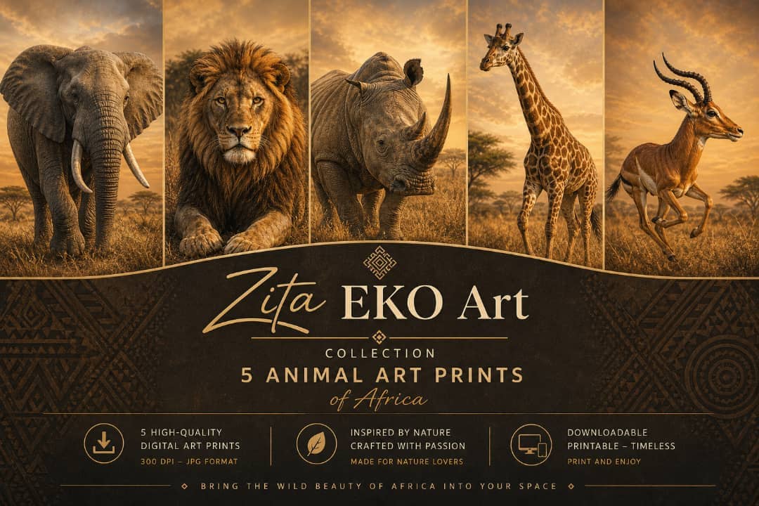COLLECTION AFRICANS ANIMALS