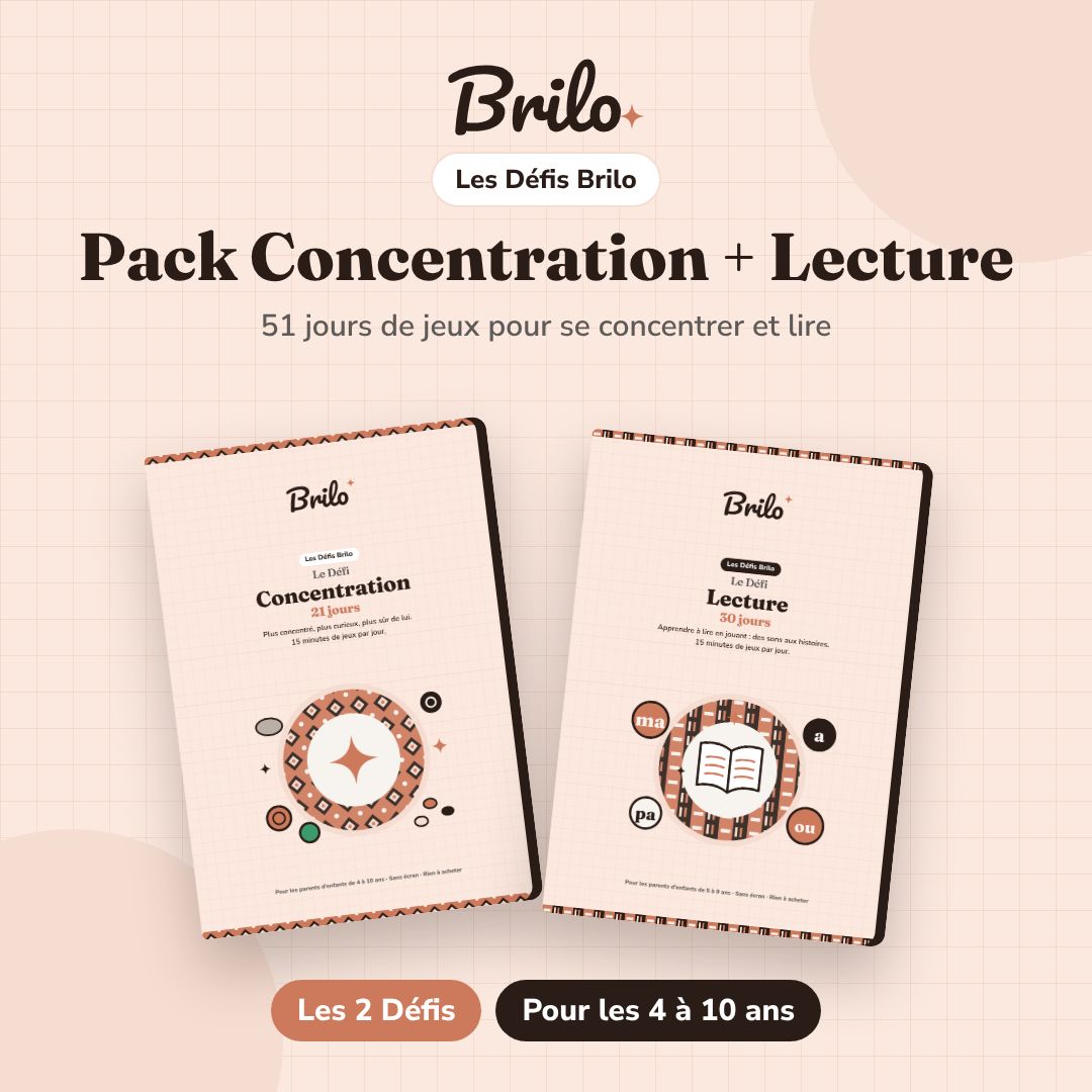 Pack Défi Concentration + Défi Lecture