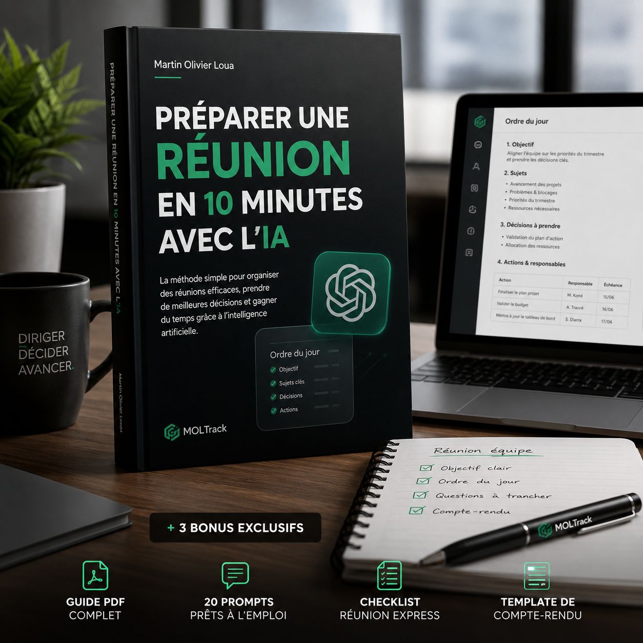 Préparer une réunion en 10 minutes avec l'IA