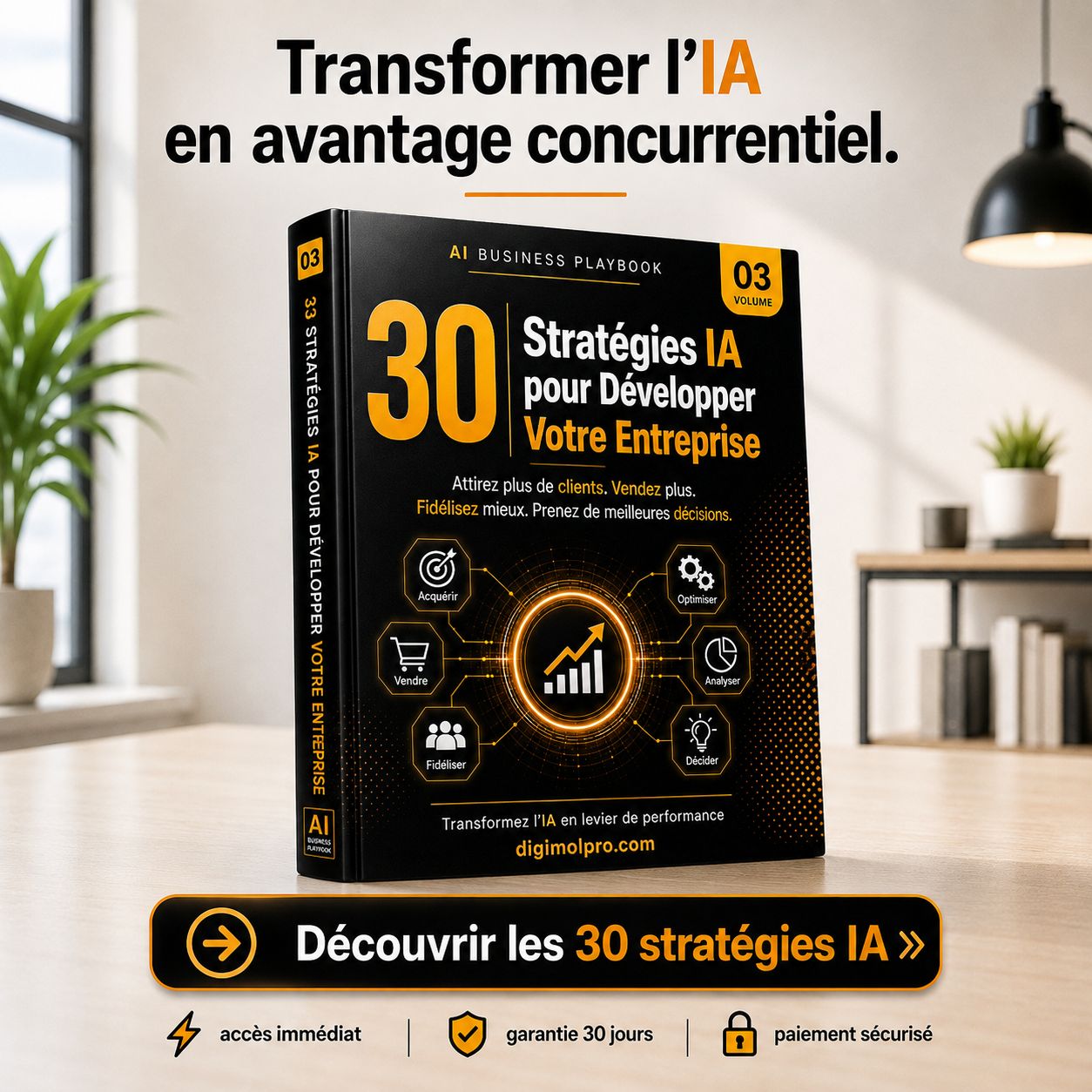 30 Stratégies IA pour développer votre entreprise