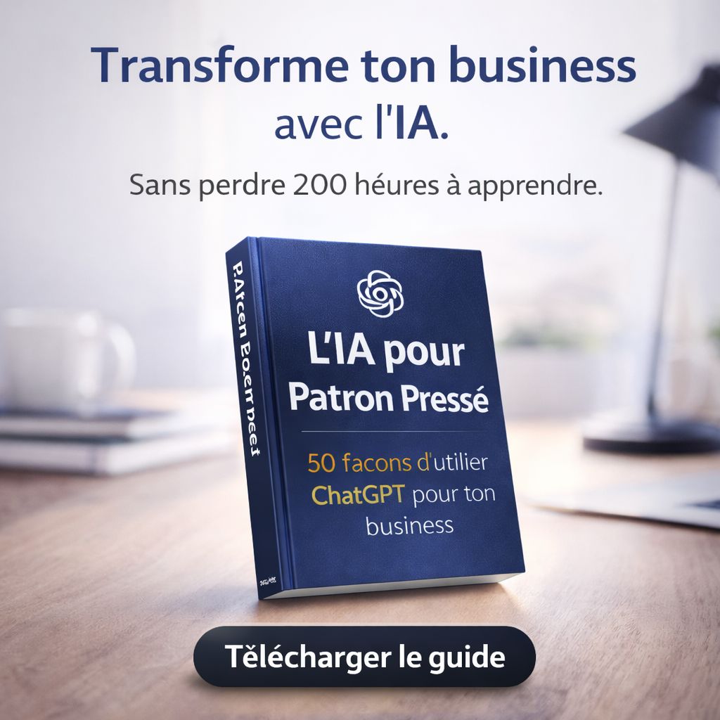 L'IA pour Patron Pressé : 50 façons d'utiliser ChatGPT pour ton business