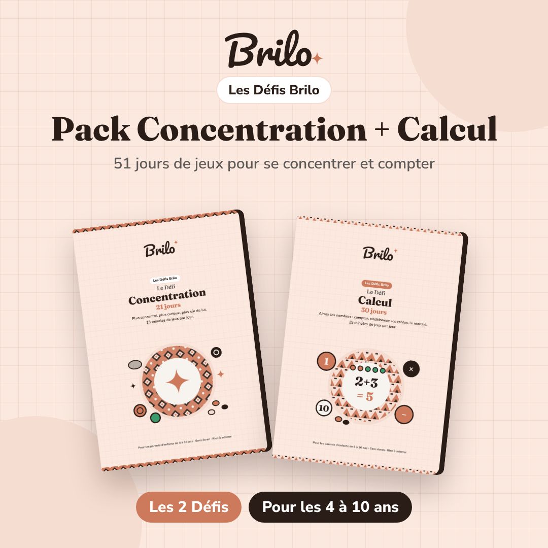 Pack Défi Concentration + Défi Calcul