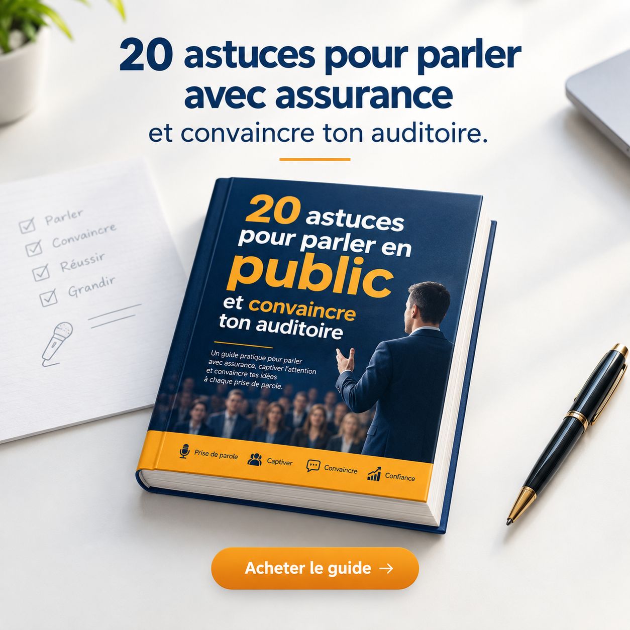 20 astuces pour parler en public et convaincre ton auditoire