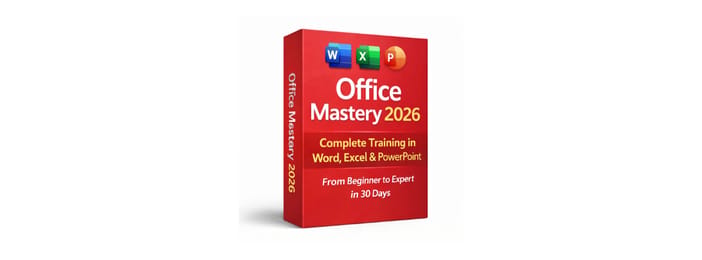Office Mastery 2026 : Complete Training in Word, Excel & PowerPoint