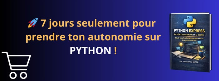🐍 Python Express - De Zéro à Autonome en 7 Jours