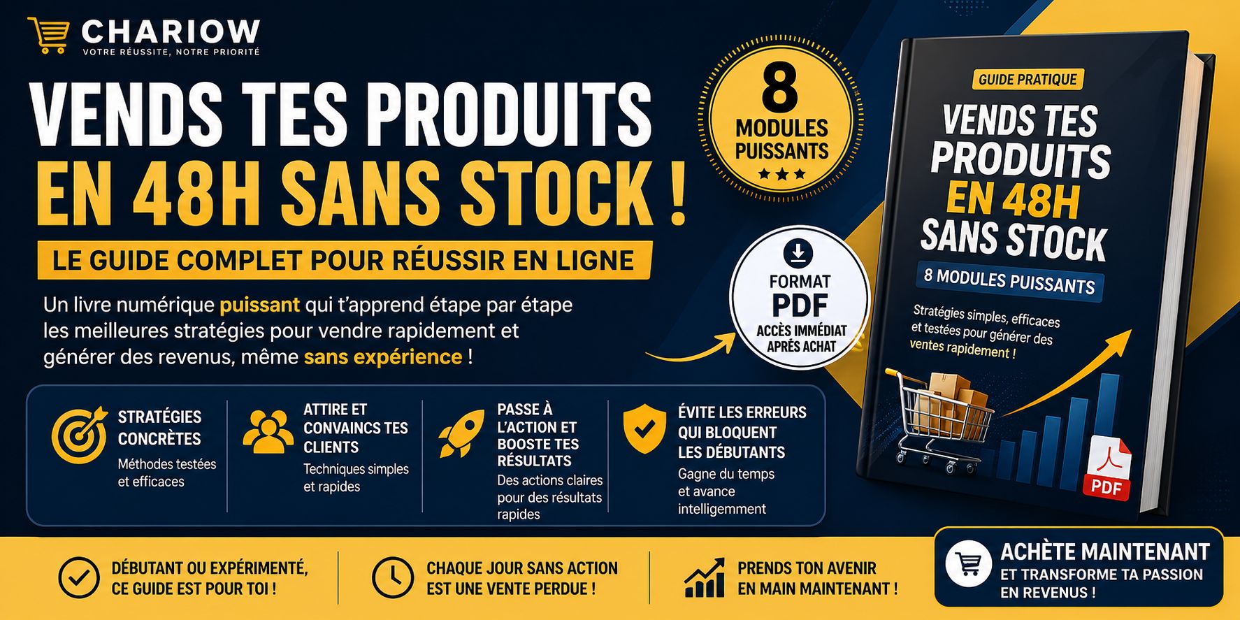 VENDS TES PRODUITS EN 48H SANS STOCK