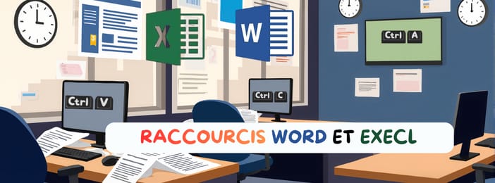 Les raccourcis Word - Excel - Ms Project les plus utiles