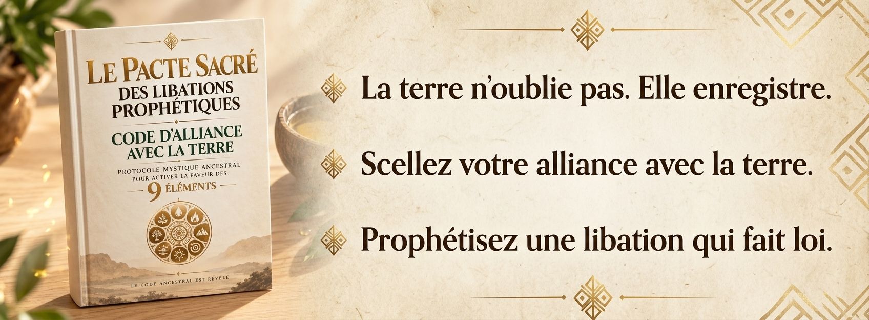 Pacte Libations Prophétiques Terre
