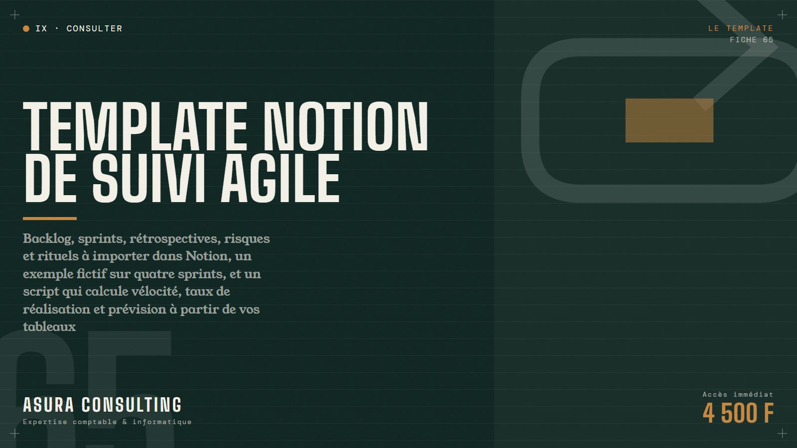 Template de suivi de projet Agile pour Notion (kit d’import et bilan de sprint)