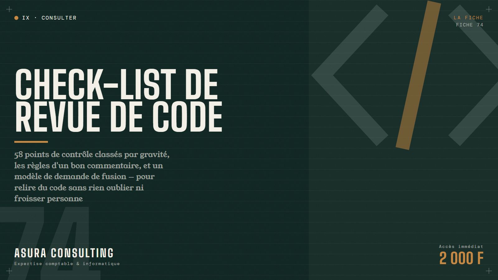 Check-list Code Review