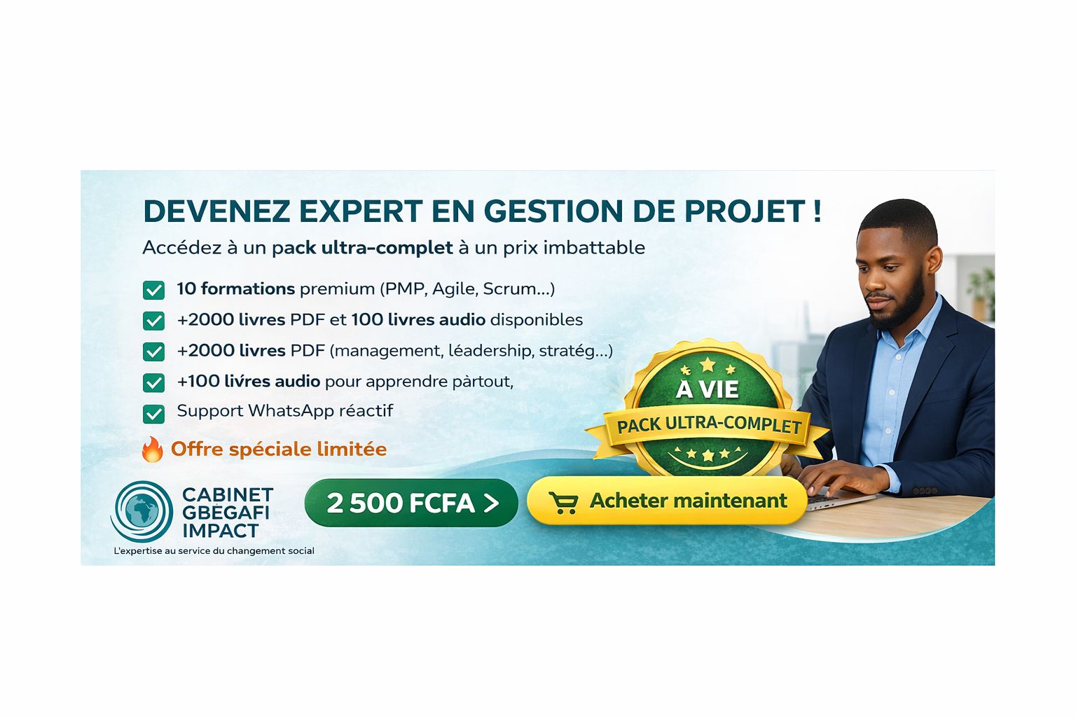 PACK SPECIAL EN GESTION DE PROJET