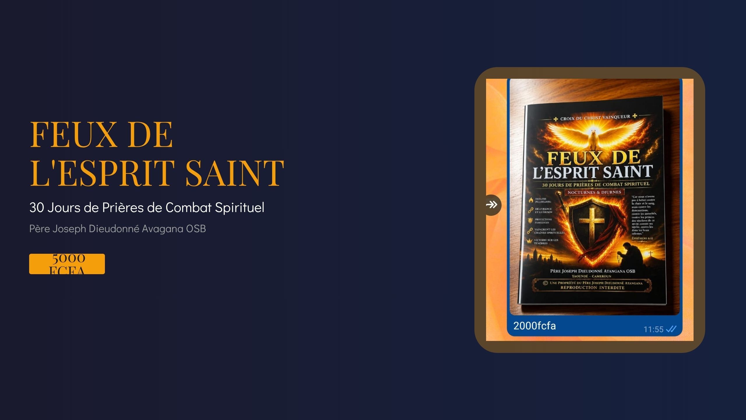 FEUX DE L’ESPRIT SAINT : 30 JOURS DE COMBAT SPIRITUEL