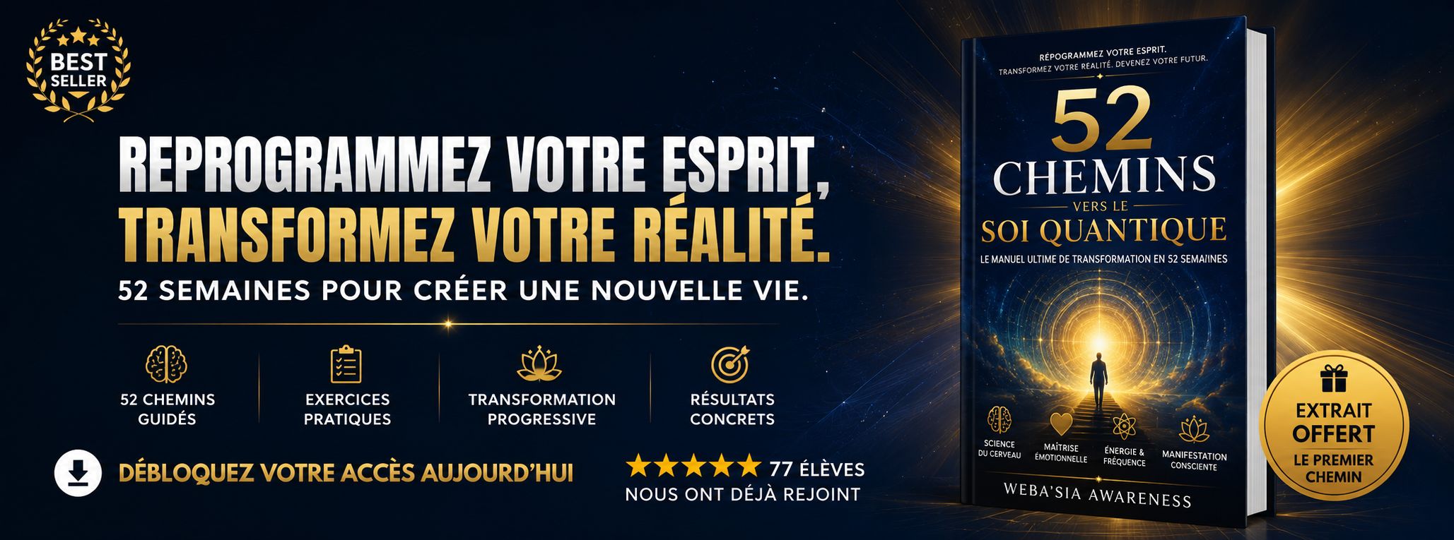 52 Chemins vers le Soi Quantique Reprogrammez votre esprit