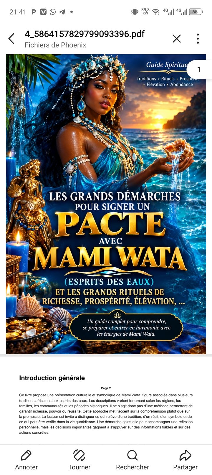 ♨️ LES GRANDS DÉMARCHES POUR SIGNER UN PACTES AVEC MAMIWATA