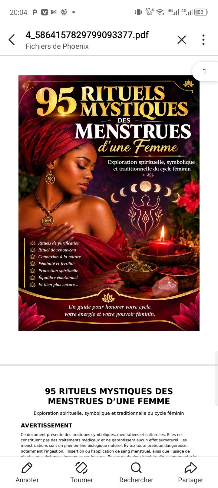 🛑 95 RITUELS MYSTIQUE DES MENSTRUS D'UNE FEMME