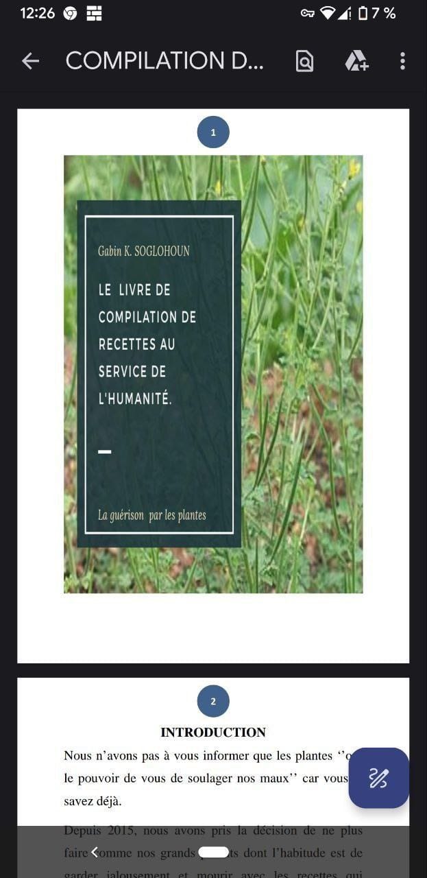 📛 COMPILATION DES RECETTE AU SERVICE DE L'HUMANITÉ