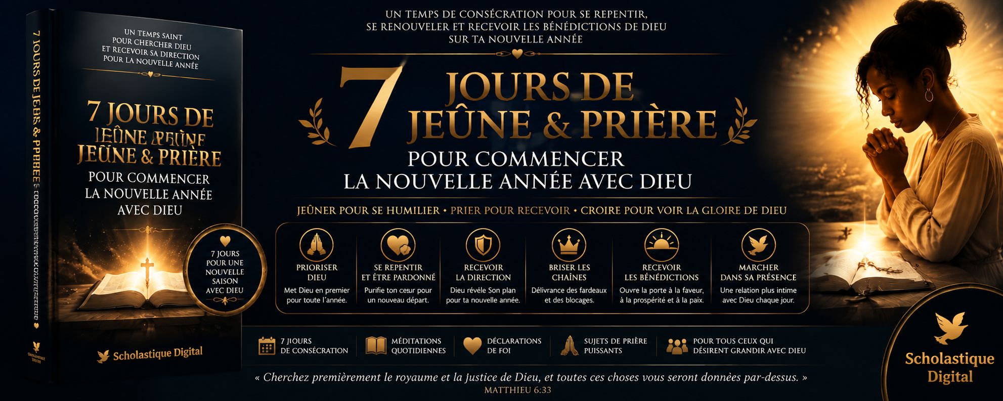 7 Jours de Jeûne & Prière pour Commencer la Nouvelle Année avec Dieu