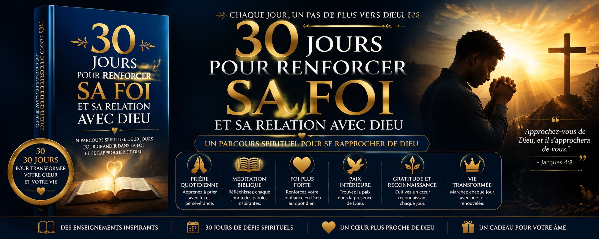 30 jours pour renforcer sa foi et sa relation avec Dieu