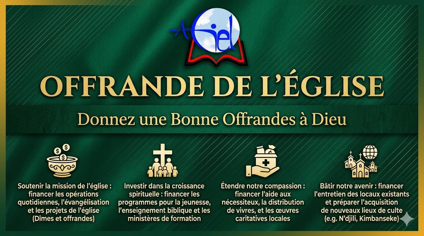 OFFRANDES DE L'ÉGLISE