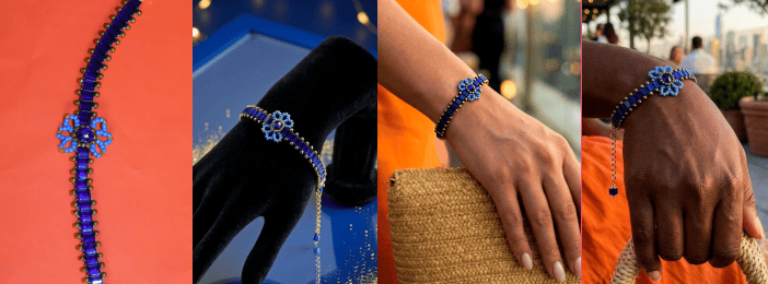 Bracelet Bleu Nuit Solaire