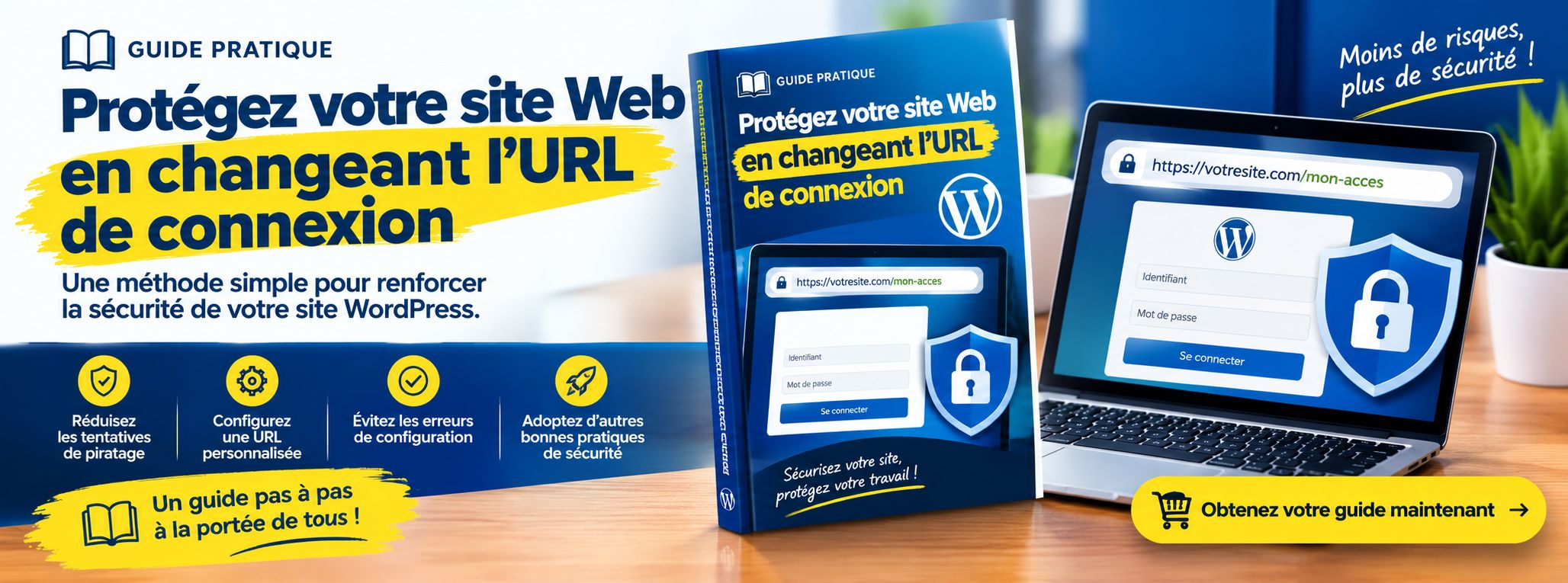 Prot&eacute;gez votre site Web en changeant l&rsquo;URL de connexion