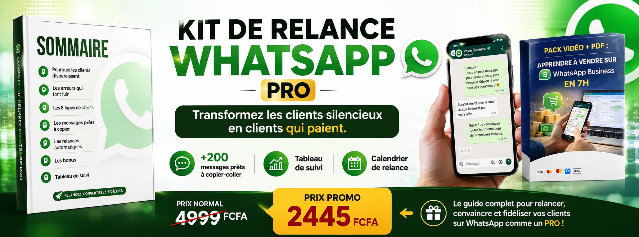 KIT de relance whatsapp