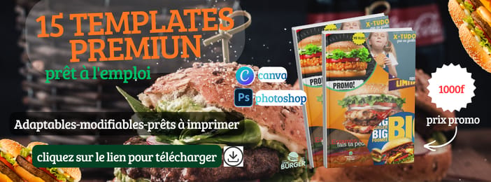 template faste food