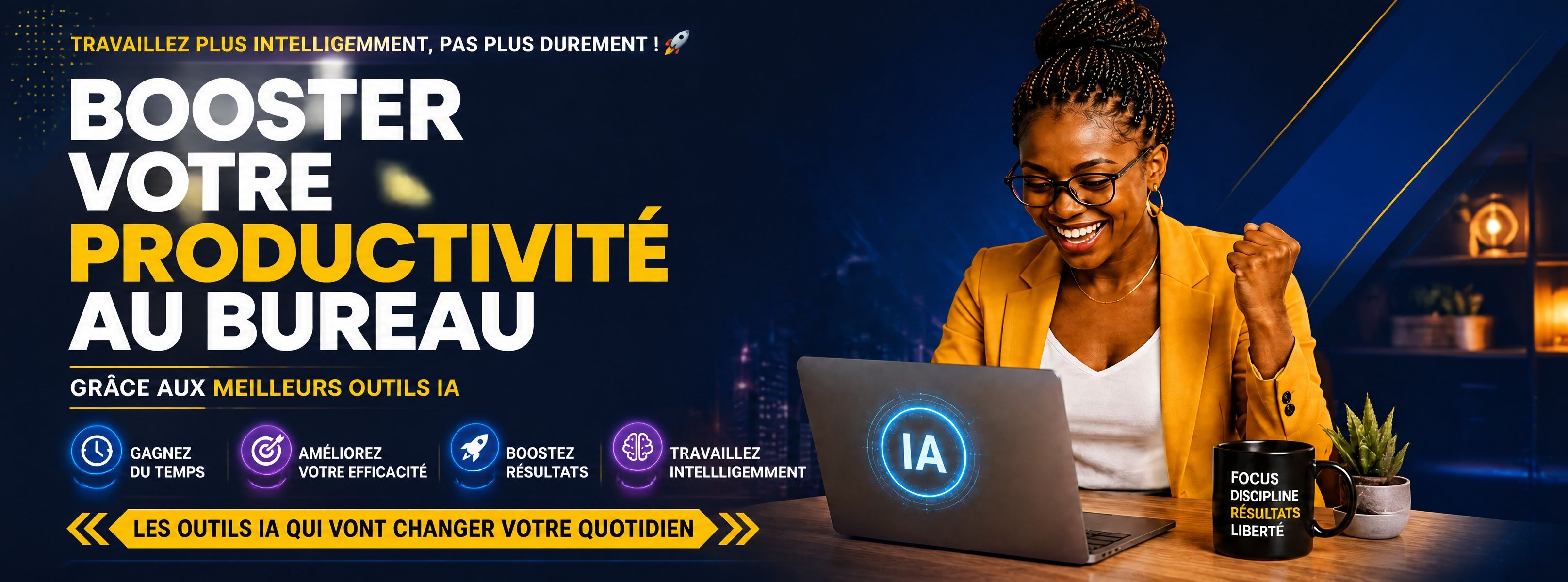 Outils IA Secrèts pour Doubler votre Efficacité au Travail en 7 Jours
