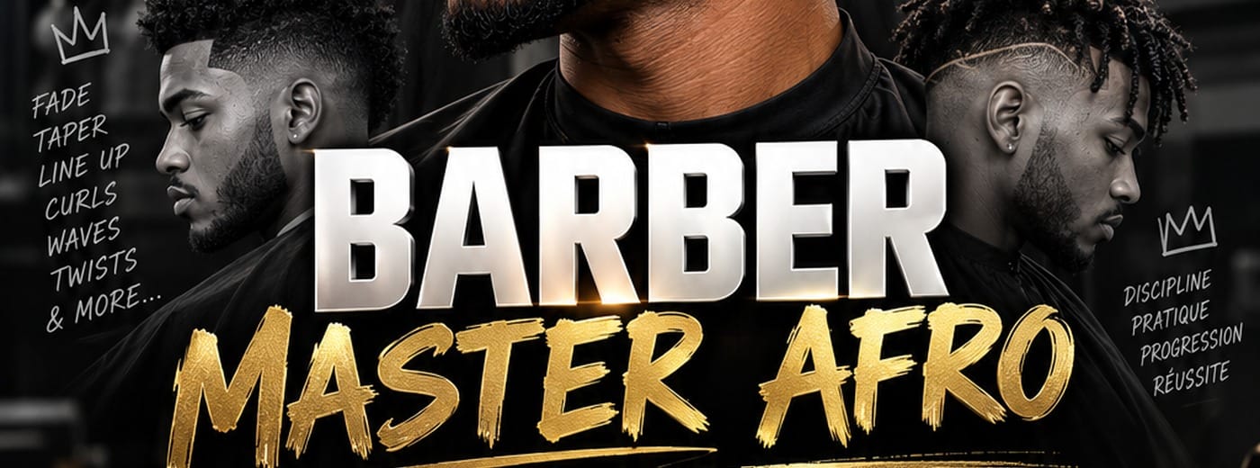 BARBER MASTER AFRO — Le Guide Pratique et Visuel des 10 Coupes Incontournables