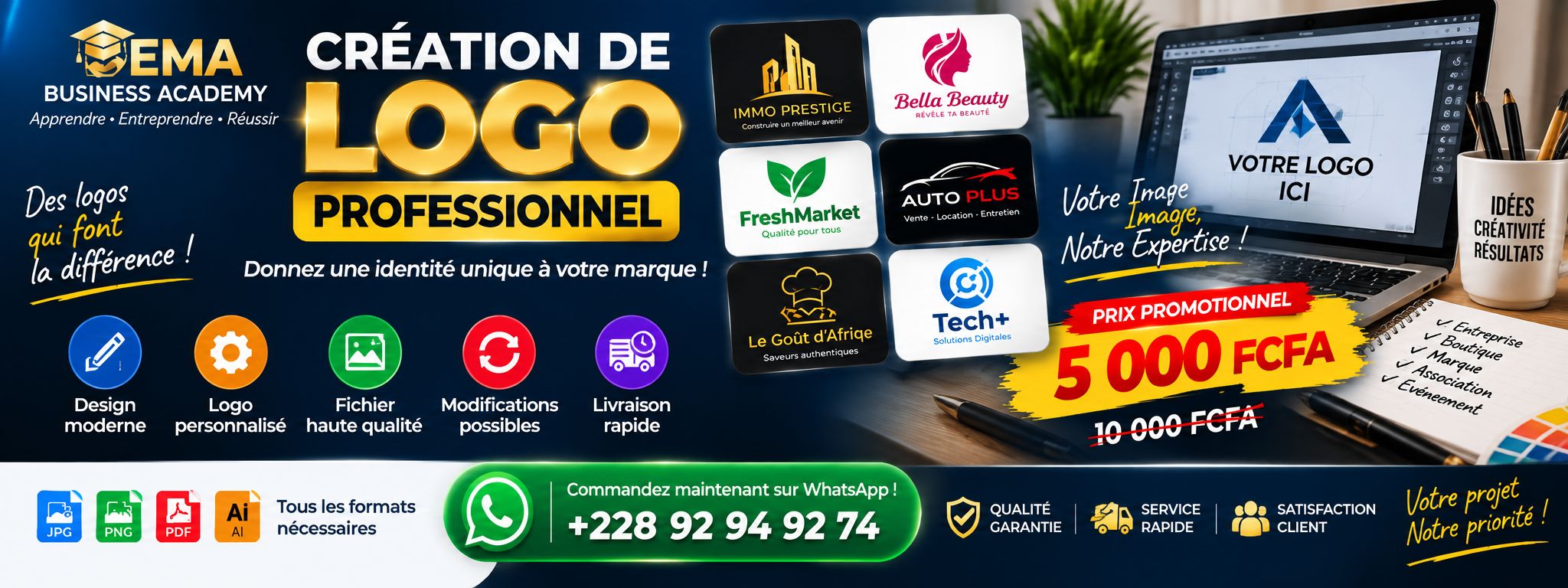 Création de Logo Professionnel