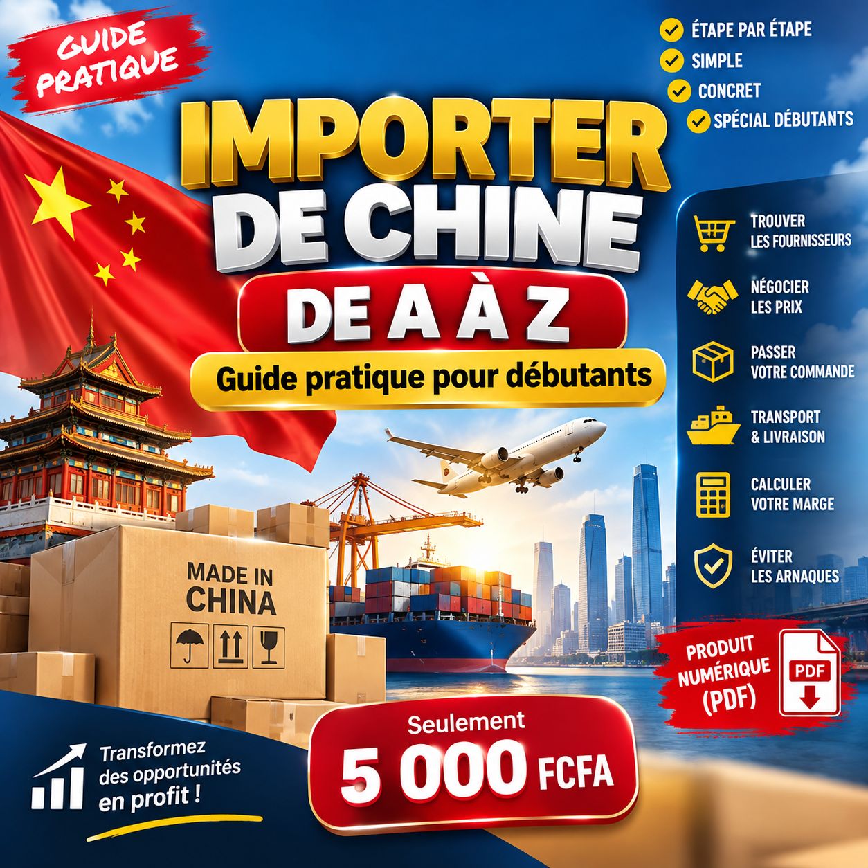 Importer de Chine de A à Z – Guide pratique pour débutants