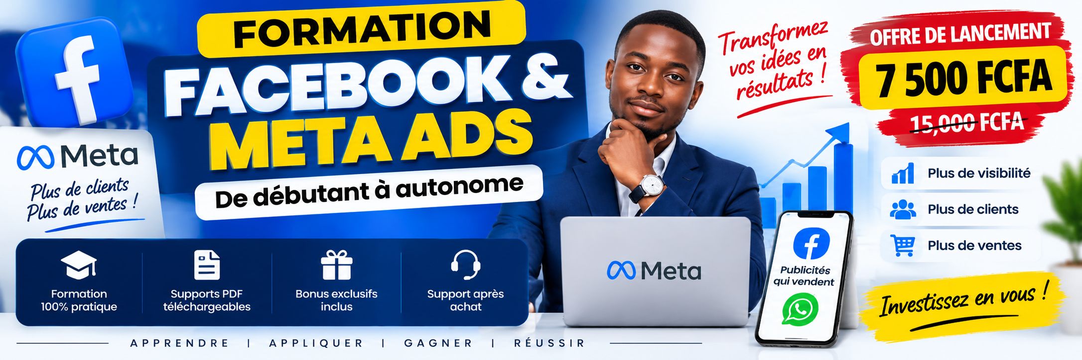 Formation Facebook & Meta Ads – De Débutant à Autonome