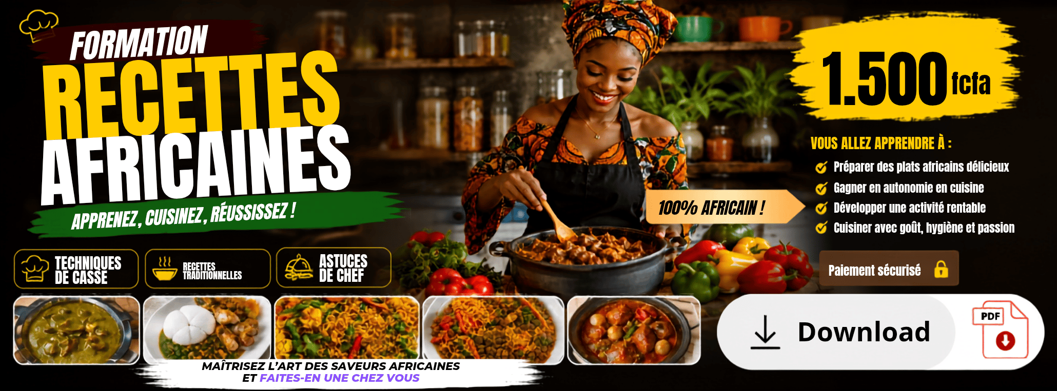 LE GRAND LIVRE DES SAVEURS AFRICAINES